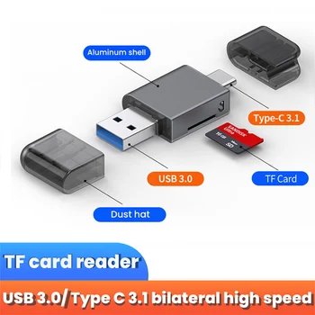 Kartica Čitač USB 3.0&Tip C za SD Mikro SD ATF Karticu Čitač za PC Laptop Pribor Pametan Pamćenje Cardreader SD Kartice Čitač