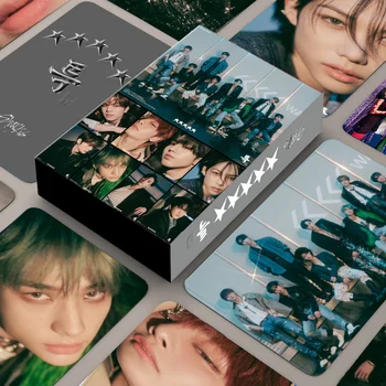 55PCS/Set Kpop LUTALICA DJECA Album sa 5 zvezdica Kolekciju Razglednice Photocards Seungmin BangChan HYUNJIN Felix LOMO Karte Papiru