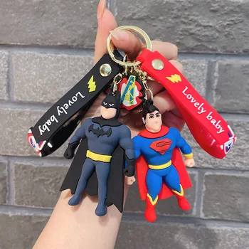 Animaciju Ključ, Batman Superman Batdog Gubitnik Figura privezak Heroji Mode Sladak Lutke Privjesak Privjesak za Akciju Igračka Brojke