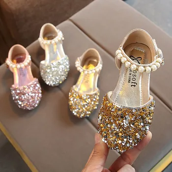 Proljeće Devojke Cipele za Ples Cipele za Zabavu Za Decu Bebu Princeza Cipele Zlato Velika Djevojka Jedan Cipela 1-12 Godina dijete Pink