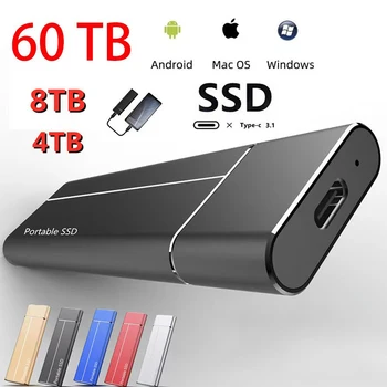 Prenosiv SSD 1TB 2TB 4TB USB 3.0 Tip C brzoj Vanjski Hard Disk Masa Skladište Mobilni Hard Diskovima za Desktop Laptop Android