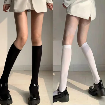 JK Ultra-tanki Najlona Dugo Čarape Čarape Transparentni Japanski Stil Butine Srednjoj Čarape Za Žene, Devojke, Lolitu Koljeno Čarape