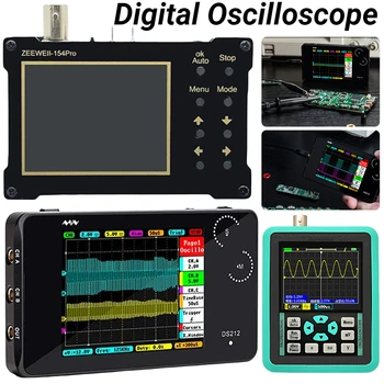 2.4 cm LCD Prikaži Digitalni Osciloskopu Dvojno Kanal Ručnim Osciloskopu 40 MILIONA Uzoraka Stopa 18Mhz Analogni Signalu