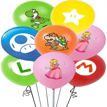 Novo Super Mario Bros Balone Igru Shvatiti Mario Luigi Crtani Djeca Rođendan Ukras Zalihe