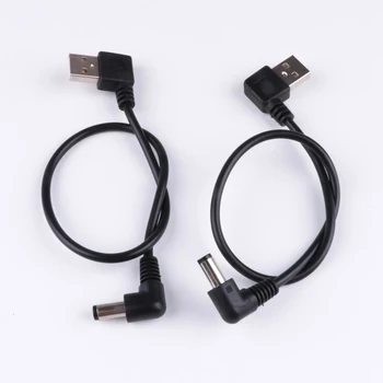 Slobodna Isporuka Nagnuti USB 2.0 da 5.5/2.1 mm Uključi 5V DC Moć Cijev Jack Kabl
