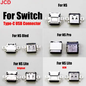 JCD 1pcs Originalni Novi Naplaćivati Luku Žena Socket Tip-C USB Veza Za Prekidač Lite / Oled / Pro NS Konzolu Popraviti Dijelove