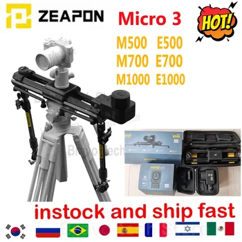 ZEAPON Mikro 3 E500 E700 E1000 M500 M700 M1000 Motorizovane Slideru DSLR Kamere Duplo Udaljenost Prenosni Slideru PS-1 PD-1