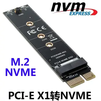 PCIE da M2 Adapter NVMe SSD M2 PCIE X1 Veceri PCI-E PCI Express M Ključ Veza Podržava 2230 2242 2260 2280 M. 2 SSD Punom Brzinom