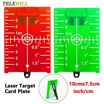 Cm/cm Laser Meta Karticu Tanjir 10cmx7.5cm Za Zelenu/Crveni Laserski Zrak na Nivou Prijeći Liniju Laseri Reflektivnim Magnetno Odbor Dodatak