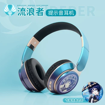 Genshin Uticaj Scaramouche Lutalica Balladeeru Mode Bežični Bluetooth Slušalice Udobno Foldable Slušalice Ludaca Darove