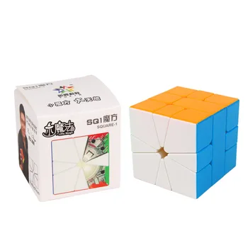 Yuxin malo magije kvadratnih-1 početak magnetno Magiju Kocku brzinu kocku Profesionalni cubo magico slagalice deci igracke
