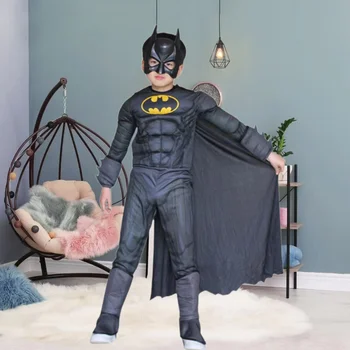 Bruce Wayne Palicom Heroj Kombinezon za Djecu Rave Ludaca Film Animaciju Superheroj Bodi Hulahopke Odjeću Kostim za noć Vještica Masku za Dječake