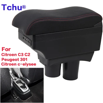 Za Citroen C3 naslon kutiju Za Citroen C2 auto naslon kutiju C3/C2 Naslon unutrašnjih izmjeni USB multi-funkcije Auto Pribor