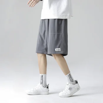 2023 Y2K Ljeto Novi Ljudi je Šorc Capris Opušteno Svestran radne odjeće Slobodi Mode Hlačicama za Muškarce Streetwear 90-ih
