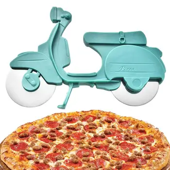 Pizza Cutter Nerđajućeg Čelika Bicikl Stanju Volan Motocycle Roller Pizzu Helikopter Dio Pizzu Sečenja Nožem Kuhinji Alat