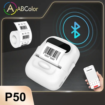 Termo Etiketu Printer P50 Mini Naljepnicu Printer Prenosni Bežični Bluetooth Labeller DIY Ljepilo Etiketu Naljepnicu kao Marklife P50