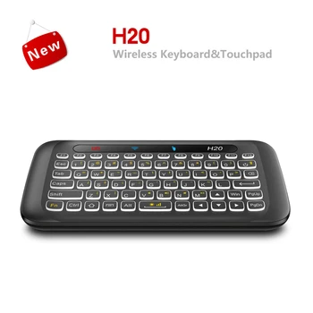 H20 Mini Za 2,4 Ghz Bežični Tastaturu Backlight Touchpad za Andorid Kutiju Pametan TV Prozore Zrak Miš IR Leaning Daljinski