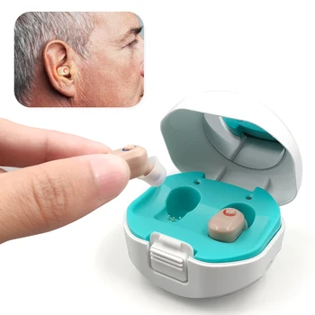 1 Par Sluh USB Puni NIKAKVA Zvuk Pojačalo Nevidljiv gubitak Sluha Za Starije Gluv Jednostavno Bolje čuje