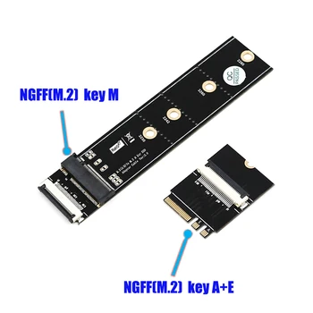 NGFF M. 2 Ključ M da Ključ Za+E Produžni Kabel NGFF Ključ M na+E 2230 Adapter Karticu Odbor Podržava PCIE NVME SSD za Prozore 2000/8/10