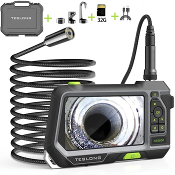 TESLONG NTS500 Industrijske Endoskop Cijev Inspekciju Kameru Auto Borescope 5.0 Boja Ekran HD 1080p Endoscopio