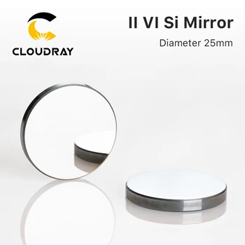 Cloudray 500W Originalni II-VI Si Ogledalo Dia. 25mm Refiectivity 99.8% 10.6 um LPMS Omot za CO2 Laser Graviranja Rezanje Mašinu