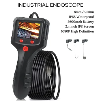 FOVOW Industrijske Endoskop Kameru HD1080P Cijev Kanalizaciji Inspekciju Borescope IP68 Vodootporne LEDs 2600mAh