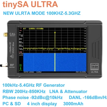 Novi Originalni TinySA ULTRA Ručnim Mali Spektra Analizator TinySA 3.95 cm Dodirni Ekran Izgraditi u Baterija