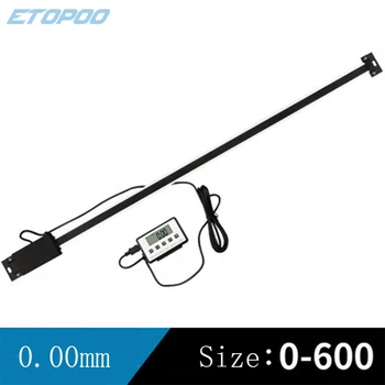 ETOPOO 600mm 0.01 mm Magnetno Daljinski Digitalni Očitavanja 0-600mm/500mm linearni digitalni skali Vanjski Prikaži