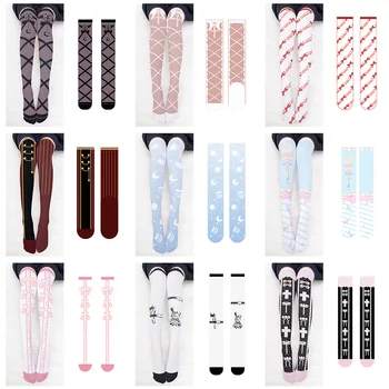Japanskih Koljeno Čarape Za Žene Luk Slatkiše Zec Roze Devojka Dugo Cijev Seksi I Slatka, Slatka 