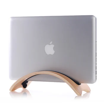 Drveni Vertikalno Laptop Stajati Za Apple MacBook Zrak 2023 15 Pro 14 16 Prostor-spašavam Rack Desktop Podignute Držač notes podršku