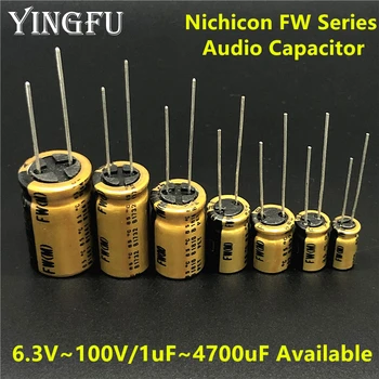 NICHICON FW Niz 6.3 V~100V/1uF~4700uF Dostupan HIFI Audio Kondenzator Za Audio Opremu