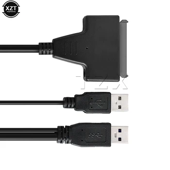 SATA da USB 2.0 Do 7 15 22pin Adapter Kablove Vanjski Moć Za 2.5