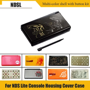 Potpuno Novi Komplet Oklop za Nintendo DS Lite/Slučaj/Granata Zamjena Kućišta za DS Lite Kristal pun Stanovanje Slučaj Pokriti NDSL