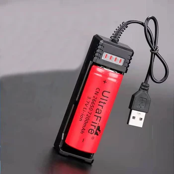 Novi Univerzalni USB Pametan Jedan Slot Punjač 18650 Litijum Punjač Lampu Igračka 26650 Je 3,7 V-4.2 V Osvjetljenje Moc Banke