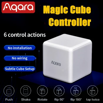 Aqara Magiju Kocku Kontrolu Zigbee Verzija pod kontrolom Šest Radnji Za Pametan Kuće Mi Kući Magiju Kocka Sa Prolaz Čvorište