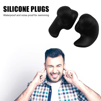 Trajnih Slušalice Prenosni Delikatna Dizajn 2x Vodootporan je, Mekana usi Silikonske Prenosni Slušalice Sportove na Vodi Pribor