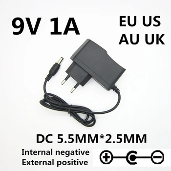 AC Adapter Napajanje 9V 1A za Nintendo SNES SNES Punjač Crveni i Bijeli Mašina Trafo EU NAS UK AU Uključi