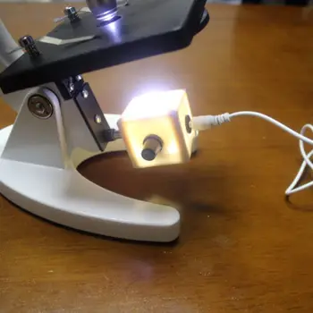 Mikroskop Lampu USB Belo Svetlo Osvjetljenje Dno Biološki Mikroskop Lampu Izvor Prilagodljiva Laboratoriju Instrumente i Opreme 