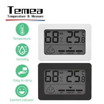 ℃/℉ Mini Digitalni Termometar Hygrometer Tačno Zatvorenom Max i Min Rekord Temperaturi i Vlažnosti Mjerač Metar Monitor