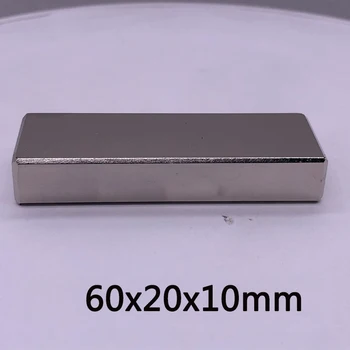 1/2/3/5/10/20/PC 60*20*10MM Super Jaka Neodymium Magnet Striptiz Blok Trajno Magnet 60x20x10mm Moćan Magnetno Magneti