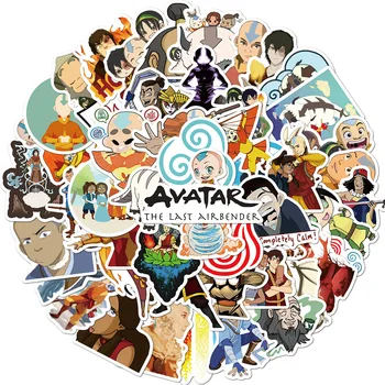 10/30/50pcs Animaciju Avatar Zadnji krotitelja zraka Vodootporne Naljepnice DIY Skejtbord Telefon Auto Laptop iz Crtića Decals Djeca Igračka Naljepnicu